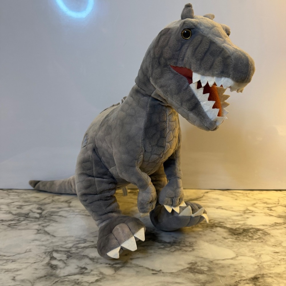 Jurassic World Indominus Rex Plush Gray Dinosaur Stuffed Animal Universal